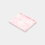 Roze camouflage, leger, leger post-it® notes (Schuin)