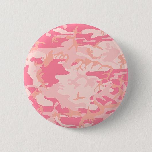 Roze camouflage, leger, leger ronde button 5,7 cm (Voorkant)
