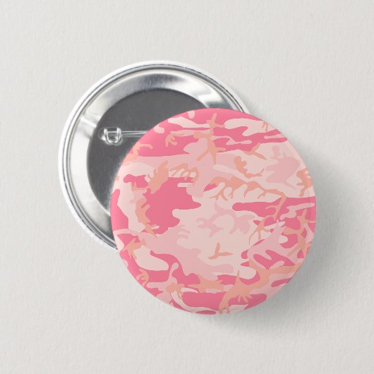 Roze camouflage, leger, leger ronde button 5,7 cm (Voorkant /achterkant)