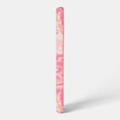 Roze camouflage, leger, leger samsung galaxy hoesje (Linkerkant)