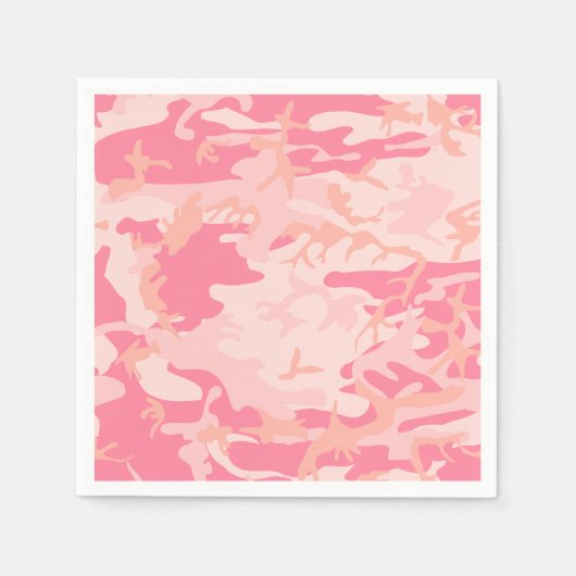 Roze camouflage, leger, leger servet (Voorkant)
