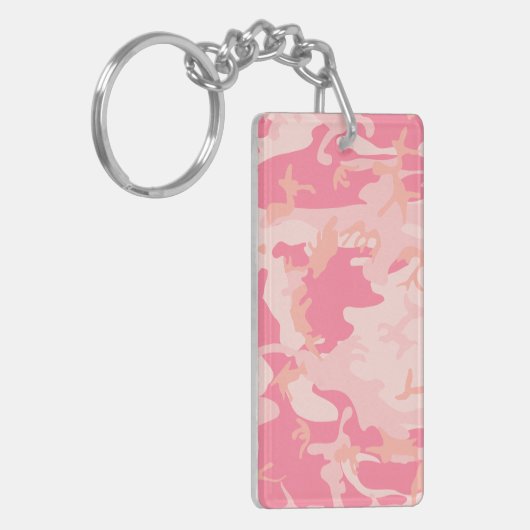 Roze camouflage, leger, leger sleutelhanger (Voorkant Links)