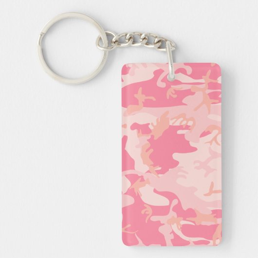 Roze camouflage, leger, leger sleutelhanger (Voorkant)