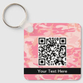 Roze camouflage, leger, leger sleutelhanger (Voorkant)