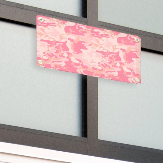 Roze camouflage, leger, leger spandoek (Buitenkant Gebouw)