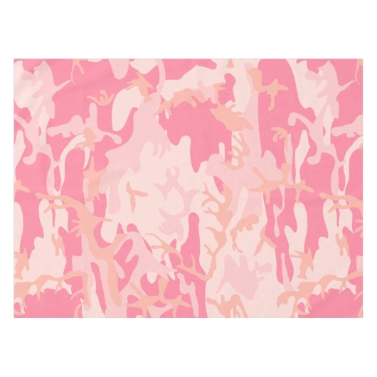 Roze camouflage, leger, leger tafelkleed (Voorkant (Horizontaal))
