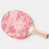 Roze camouflage, leger, leger tafeltennisbatje (Zijkant)