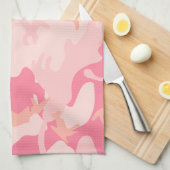 Roze camouflage, leger, leger theedoek (Quarter Fold)