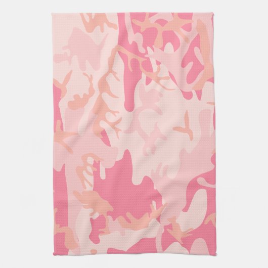 Roze camouflage, leger, leger theedoek (Verticaal)