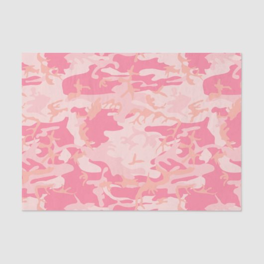 Roze camouflage, leger, leger tissuepapier (Voorkant)