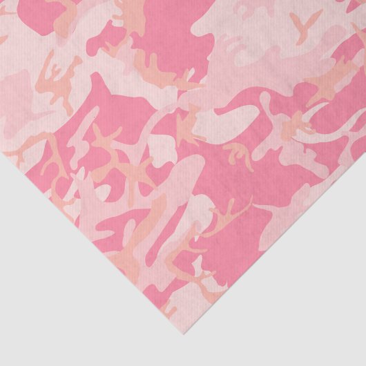 Roze camouflage, leger, leger tissuepapier (Detail)
