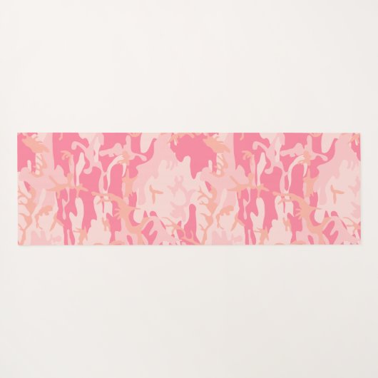 Roze camouflage, leger, leger yogamat (Achterkant (horizontaal))