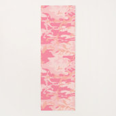 Roze camouflage, leger, leger yogamat (Achterkant)