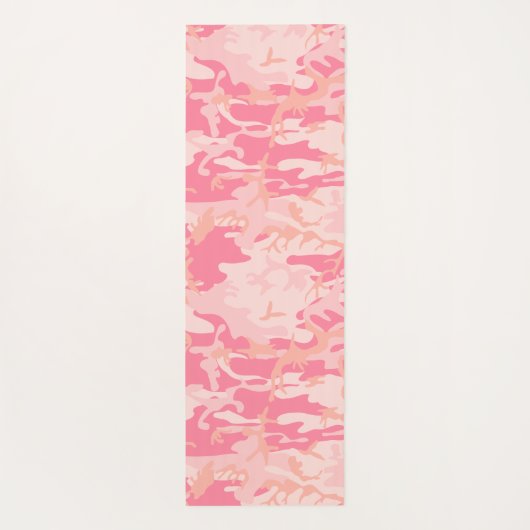 Roze camouflage, leger, leger yogamat (Achterkant)