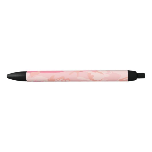 Roze camouflage, leger, leger zwarte inkt pen (Voorkant)