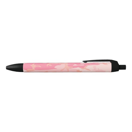 Roze camouflage, leger, leger zwarte inkt pen (Bovenkant)