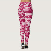 Roze Camouflage Leggings (Achterkant)