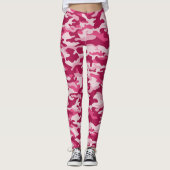 Roze Camouflage Leggings (Voorkant)