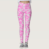 Roze Camouflage Leggings (Voorkant)