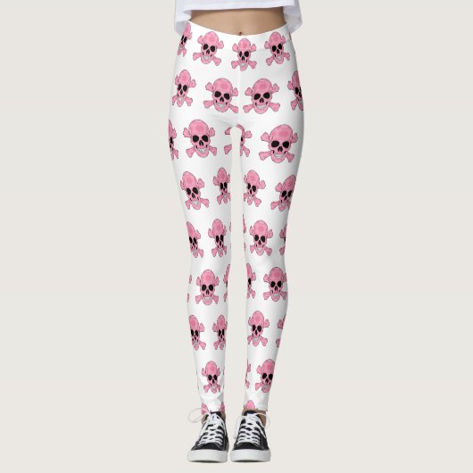 Roze Camouflage Leggings (Voorkant)