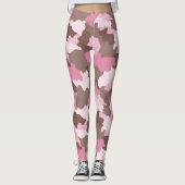Roze Camouflage Leggings (Voorkant)