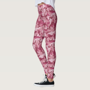 Roze camouflage leggings