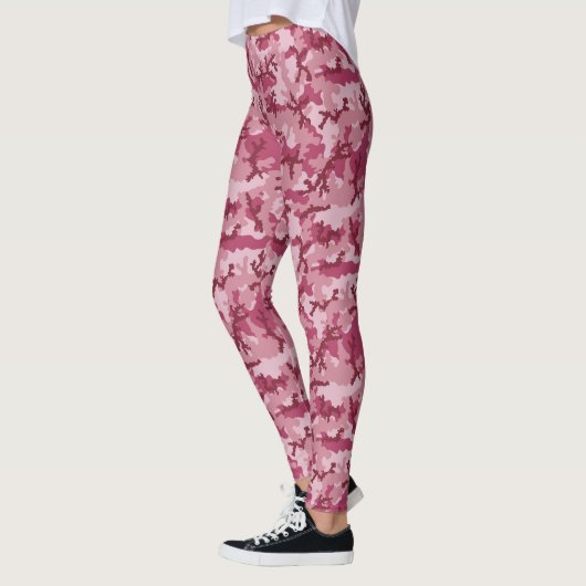 Roze camouflage leggings (Links)