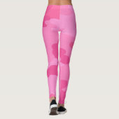 Roze Camouflage-Leggings Leggings (Achterkant)