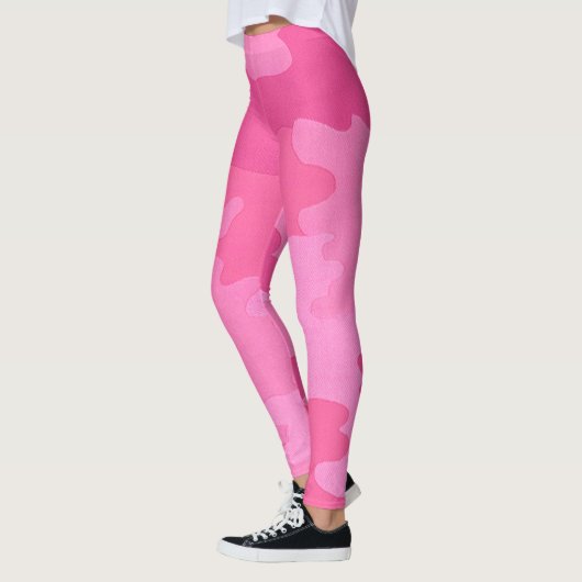 Roze Camouflage-Leggings Leggings (Links)