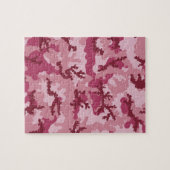 Roze camouflage legpuzzel (Horizontaal)