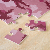 Roze camouflage legpuzzel (Zijkant)