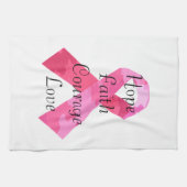 Roze Camouflage Lint Faith Handdoek (Horizontaal)