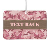 Roze camouflage luchtverfrisser (Achterkant)