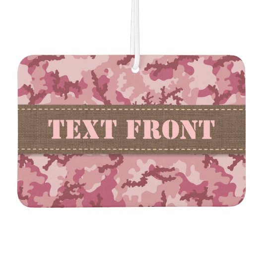 Roze camouflage luchtverfrisser (Voorkant)
