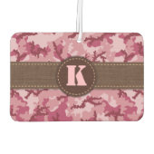 Roze camouflage luchtverfrisser (Achterkant)