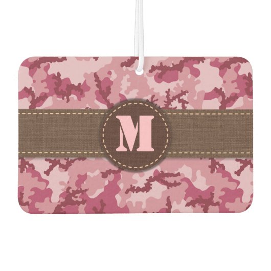 Roze camouflage luchtverfrisser (Voorkant)