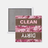 Roze camouflage magneet (Voorkant / Achterkant)