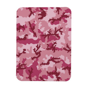 Roze camouflage magneet