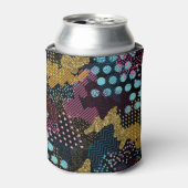 Roze Camouflage Memphis Blend Blikjeskoeler (Blikje Voorkant)