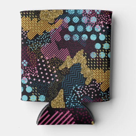 Roze Camouflage Memphis Blend Blikjeskoeler (Voorkant)