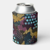 Roze Camouflage Memphis Blend Blikjeskoeler (Blikje Achterkant)