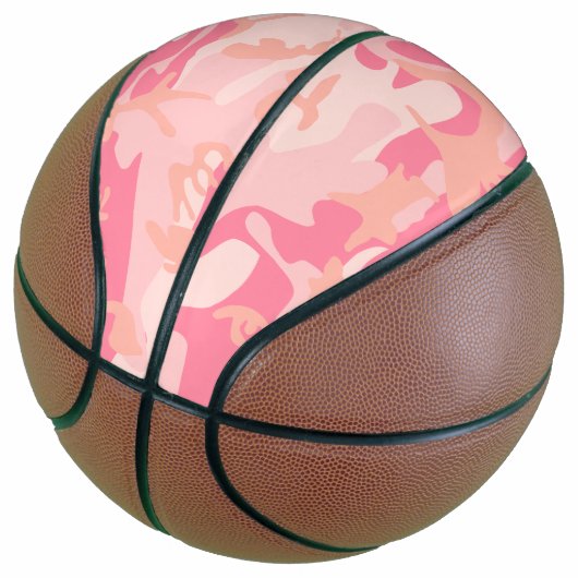 Roze Camouflage, Militair, Leger Basketbal (Schuin)