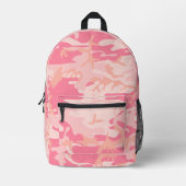 Roze Camouflage, Militair, Leger Bedrukte Rugzak (Voorkant)