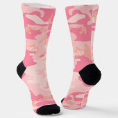 Roze Camouflage, Militair, Leger Sokken (Gebogen)