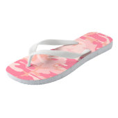 Roze Camouflage, Militair, Leger Teenslippers (Schuin)