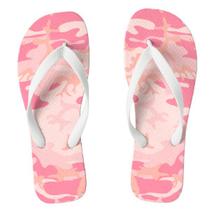 Roze Camouflage, Militair, Leger Teenslippers