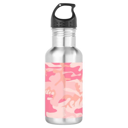 Roze Camouflage, Militair, Leger Waterfles (Voorkant)