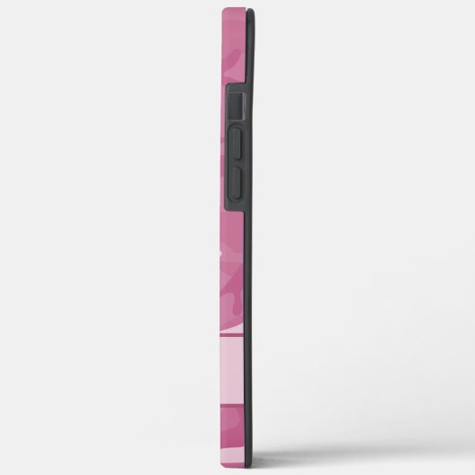 Roze Camouflage Monogram Case-Mate iPhone Case (Achterkant / Links)