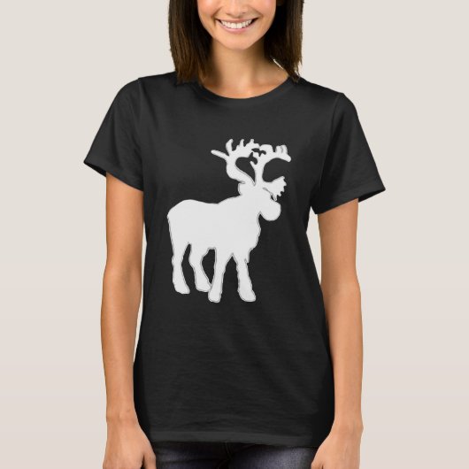 Roze Camouflage Moose T-shirts (Voorkant)