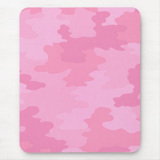 Roze camouflage Muismat (Voorkant)